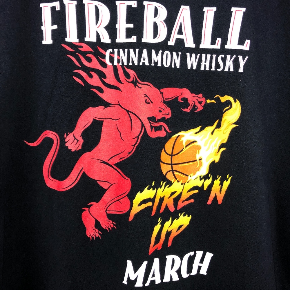*VINTAGE* Fireball x March Madness Basketball Tee